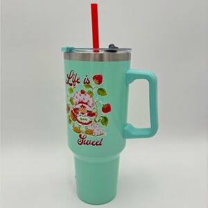 Strawberry Shortcake Life is Sweet 40oz Stainless Steel Teal Tumbler